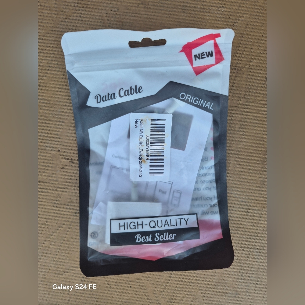 High-Quality Data Cable - White